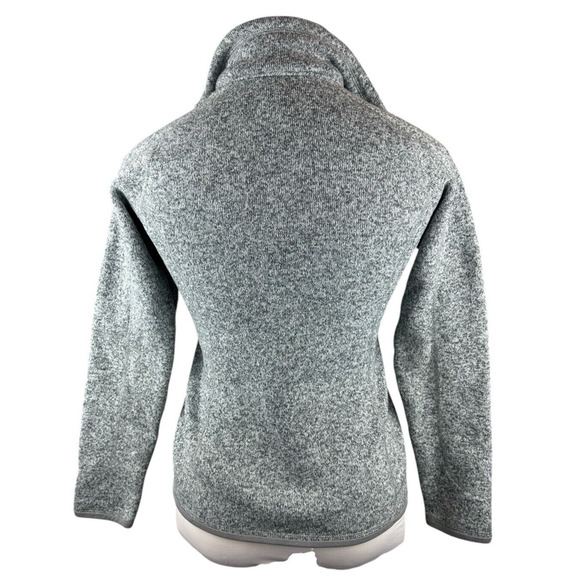 Patagonia Better Sweater 1/4 Zip Fleece Pullover Gray Women's Size Small - Picture 11 of 14